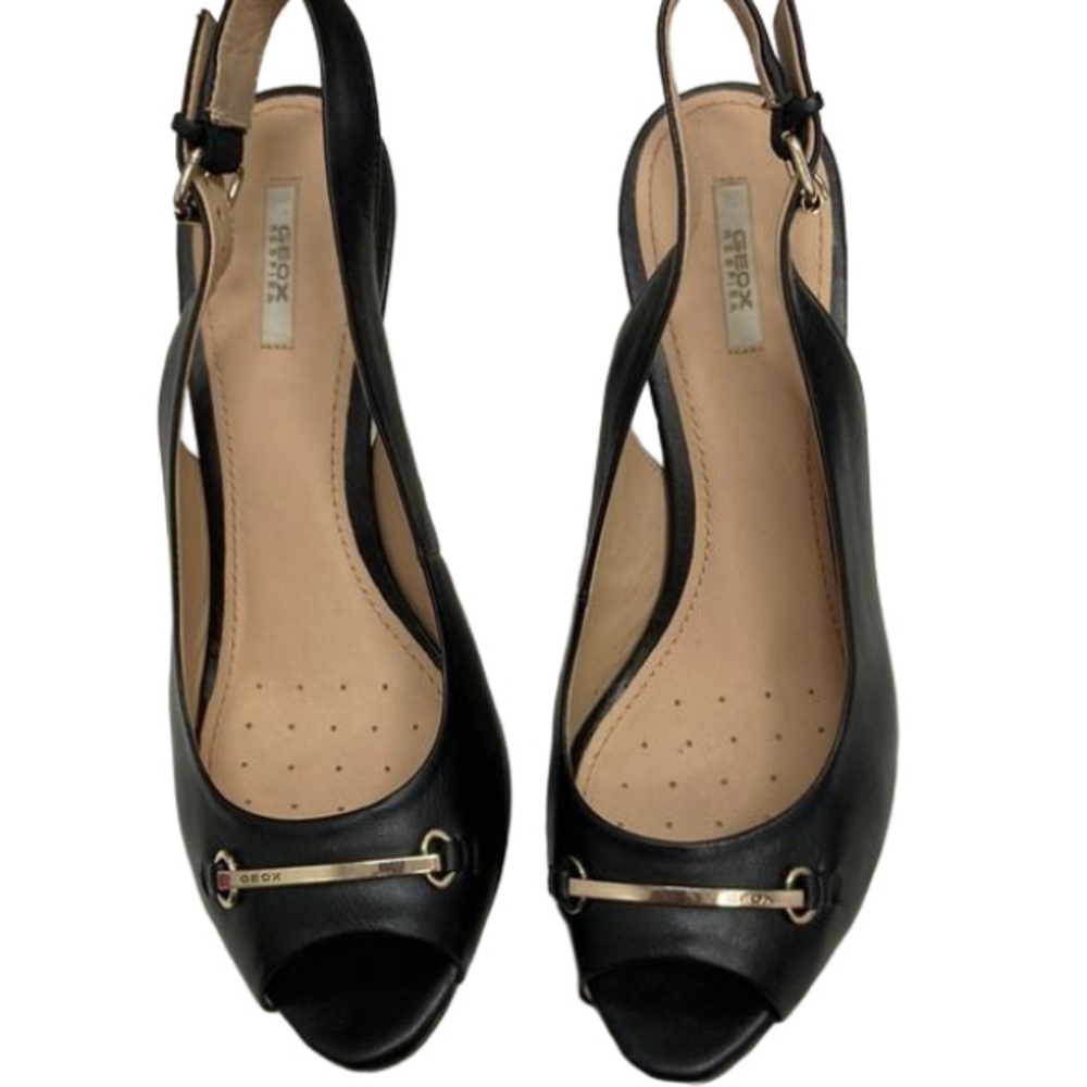 Geox Sling Back Heels Size 38.5